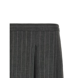 Pinstripe skirt