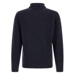 Cashmere and silk polo shirt