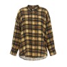 Raw cut hem shirt