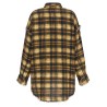 Raw cut hem shirt