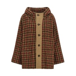 Houndstooth check jacket