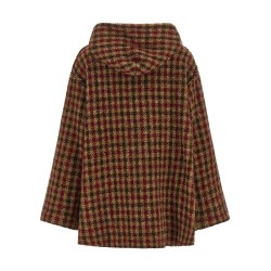 Houndstooth check jacket