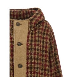 Houndstooth check jacket