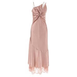 Satin and lace dress