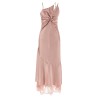 Satin and lace dress