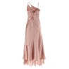 Satin and lace dress