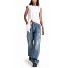 JEANS CON PATCH LOGO