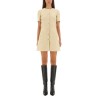 TEXTURED WOOL TWEED DRESS