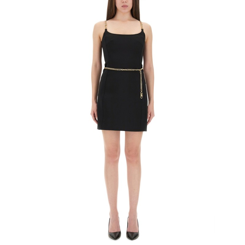 BUSTIER MINIDRESS WITH BELT