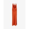 Satin long dress