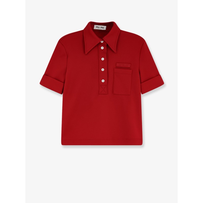 Polo Shirt with Lettering Logo patch