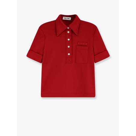 Polo Shirt with Lettering Logo patch