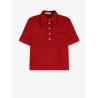Polo Shirt with Lettering Logo patch