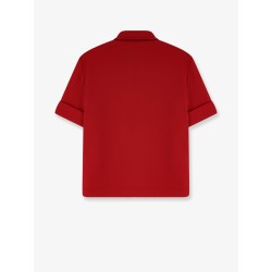Polo Shirt with Lettering Logo patch