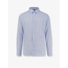 Cotton shirt with striped motif