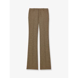 Prince of Wales certified wool trousers