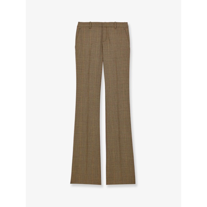 Prince of Wales certified wool trousers