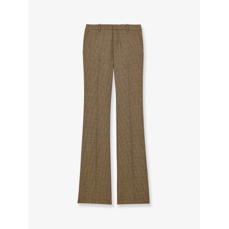 Prince of Wales certified wool trousers