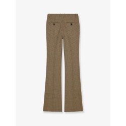 Prince of Wales certified wool trousers