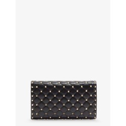 Rockstud Spike leather shoulder bag with iconic all-over studs