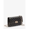 Rockstud Spike leather shoulder bag with iconic all-over studs