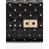 Rockstud Spike leather shoulder bag with iconic all-over studs
