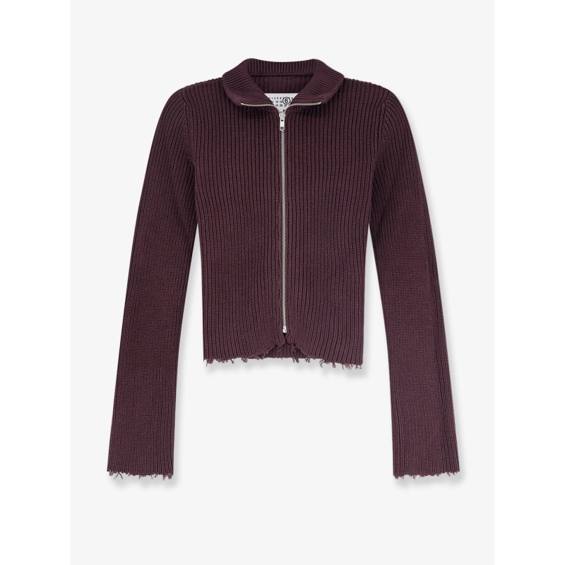 Ribbed cotton cardigan