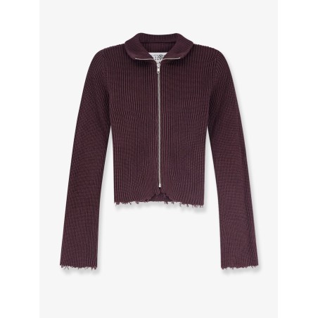 Ribbed cotton cardigan
