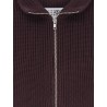 Ribbed cotton cardigan