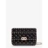 Rockstud Spike leather shoulder bag with iconic all-over studs