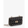 Rockstud Spike leather shoulder bag with iconic all-over studs