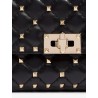 Rockstud Spike leather shoulder bag with iconic all-over studs