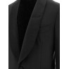 Stretch virgin wool tuxedo with satin profiles