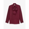 Cassandre Lavallière striped silk jacquard shirt
