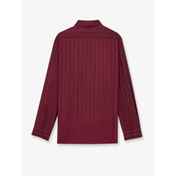 Cassandre Lavallière striped silk jacquard shirt