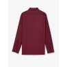 Cassandre Lavallière striped silk jacquard shirt