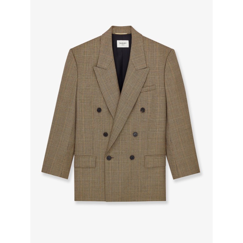 Prince-of-Wales certified wool blazer