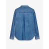 Loose denim shirt