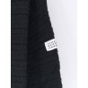 Destroyed effect wool blend sweater
