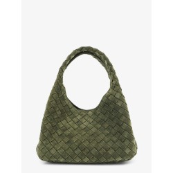 Campana Intrecciato suede shoulder bag