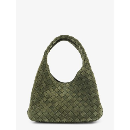 Campana Intrecciato suede shoulder bag