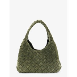 Campana Intrecciato suede shoulder bag