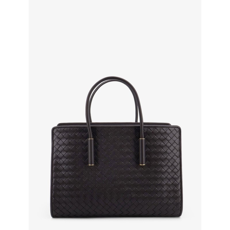 Barbara leather handbag with Intrecciato motif