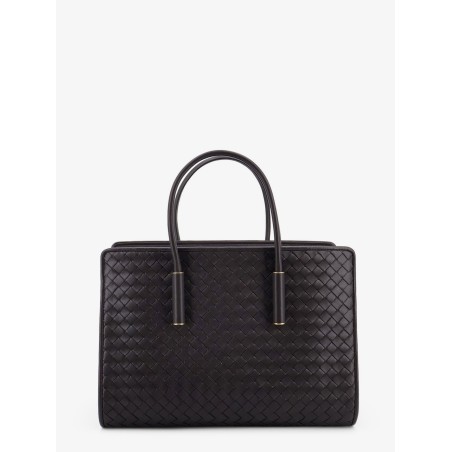 Barbara leather handbag with Intrecciato motif