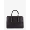 Barbara leather handbag with Intrecciato motif