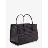 Barbara leather handbag with Intrecciato motif