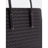 Barbara leather handbag with Intrecciato motif