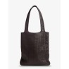 Veneto leather shoulder bag with Intrecciato motif