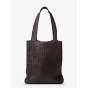 Veneto leather shoulder bag with Intrecciato motif