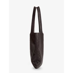 Veneto leather shoulder bag with Intrecciato motif